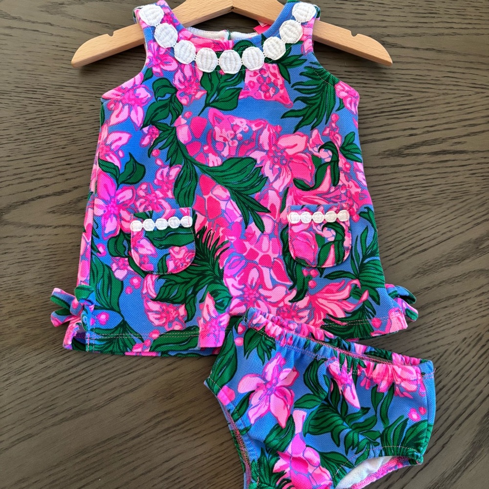 EUC Lilly Pulitzer Set Sz 6-12 months